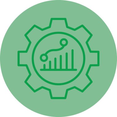 Dişliler. Web simgesi basit illüstrasyon