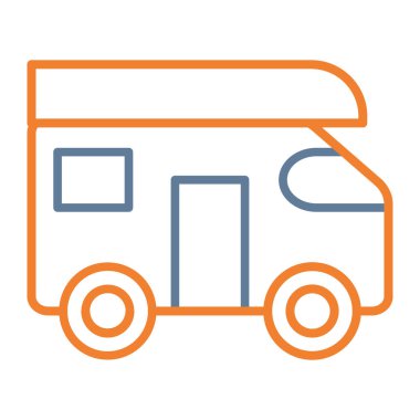 bus simgesi vektör illüstrasyonu