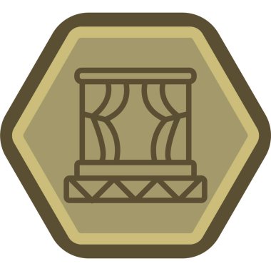 Sütun. Web simgesi basit illüstrasyon