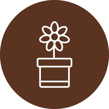 Çiçeğin vektör illüstrasyonu