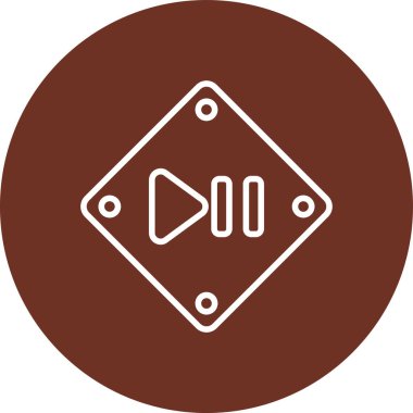 Müzik simgesinin vektör illüstrasyonu