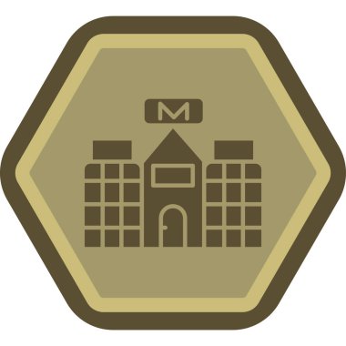 Yapı simgesinin vektör illüstrasyonu