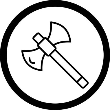 Balta. Web simgesi basit tasarım