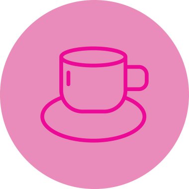 Bir fincan çayın vektör çizimi