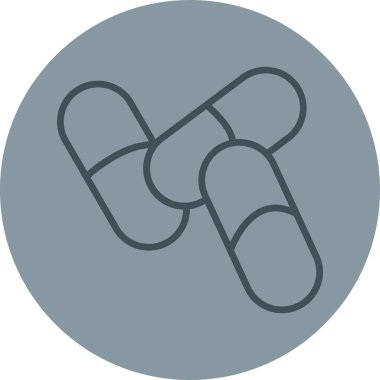 İlaç ikonu. vektör illüstrasyonu