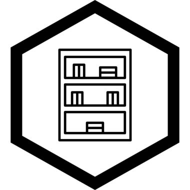 Yapı simgesinin vektör illüstrasyonu