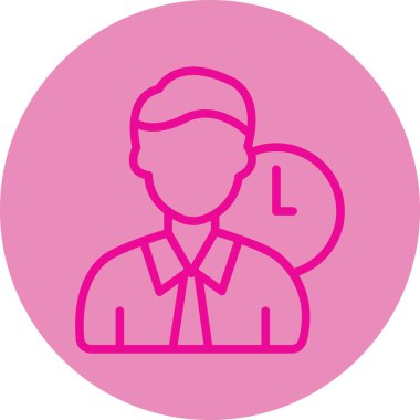 Avatar Adam vektör illüstrasyonu