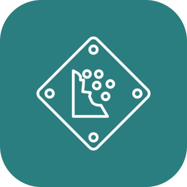 Eşsiz Fabrika Satır Vektörü Simgesi