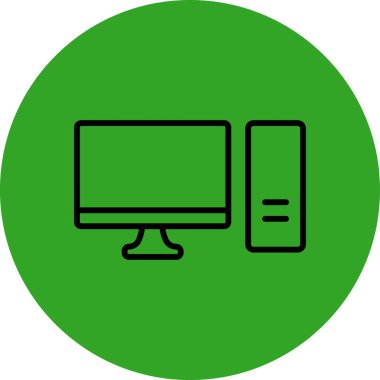 bilgisayar simgesi vektör illüstrasyonu