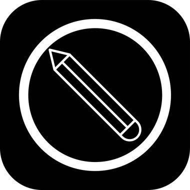 Arkaplanda kalem vektörü simgesi