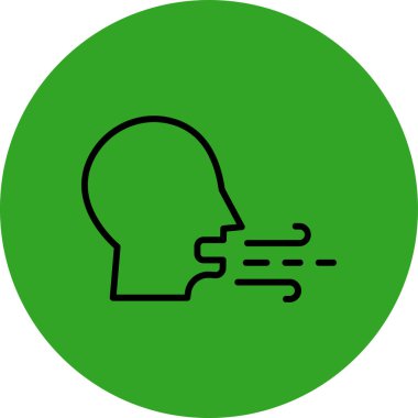 Beyin vektörü simgesi modern basit vektör illüstrasyonu