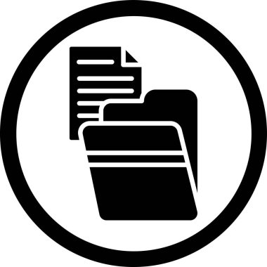 belge simgesi, vektör çizimi