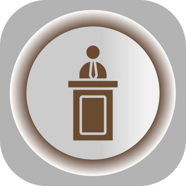 Güzel düğün resepsiyonu vektör simgesi