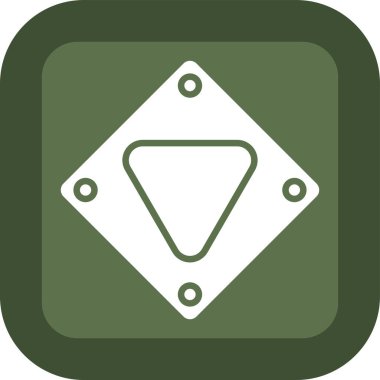 Elmas simgesi vektör illüstrasyonu