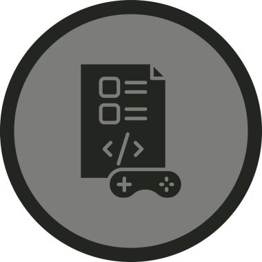 Bir bilgisayar simgesinin vektör illüstrasyonu