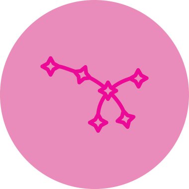 Beyaz arkaplanda noel simgesi, vektör illüstrasyonu