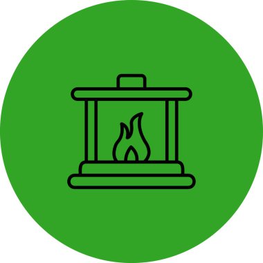 vektör ateş simgesi illüstrasyonu