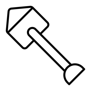 Çekiç. Web simgesi basit illüstrasyon