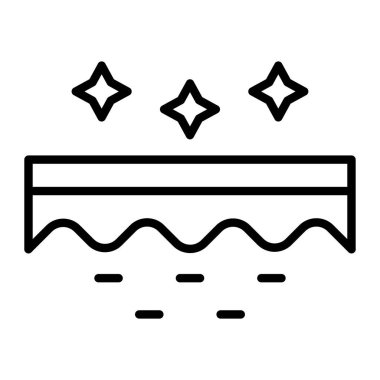 Yüzme havuzu simgesi, taslak biçimi