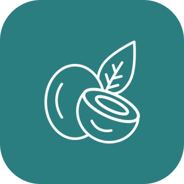 Elma ikonu çizimi. Sıra. güzel element meyve simgesi olarak da kullanılabilir.