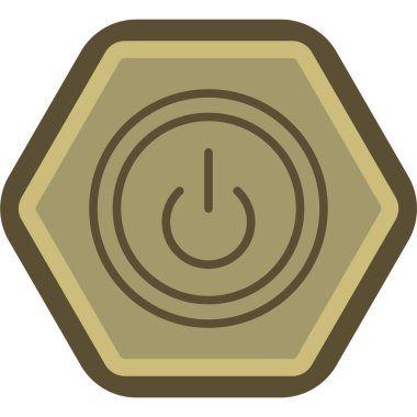 Modern bir simgenin vektör illüstrasyonu