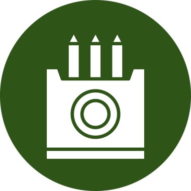 Takvim web simgesi, vektör çizim