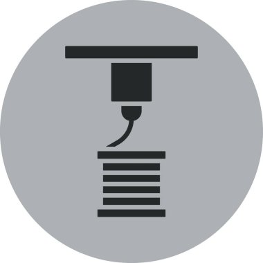 Vektör dikiş makinesi simgesini