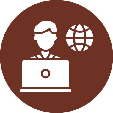 çevrimiçi web simgesi basit tasarımı