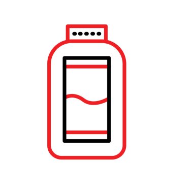 pil simgesi olan pil, satır biçimi