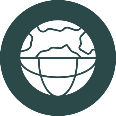 futbol topu simgesi, vektör illüstrasyonu