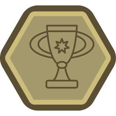 Bir fincan simgesinin vektör illüstrasyonu