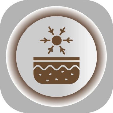 Yuvarlak düğmenin vektör simgesi