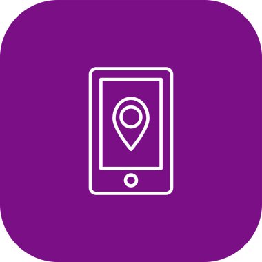 Konum simgesinin vektör illüstrasyonu