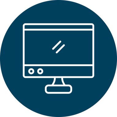 dizüstü bilgisayar web simgesi basit tasarım