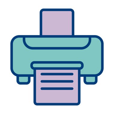 Modern bir simgenin vektör illüstrasyonu