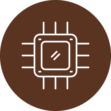 vektör Chip Simgesi illüstrasyonu