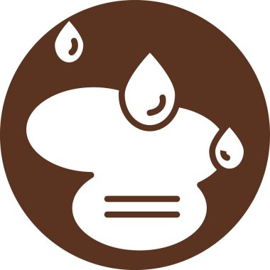 Su damlası. Web simgesi