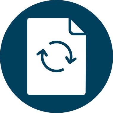 Dosya. Web simgesi basit illüstrasyon