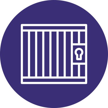 kapı web simgesi, basit vektör illüstrasyonu