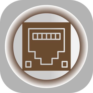 Kişisel bilgisayarın vektör simgesi