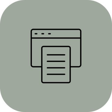 Web simgesi vektör illüstrasyonu