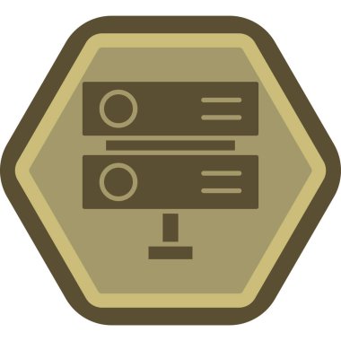 veri simgesi, vektör illüstrasyonu