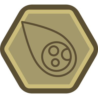 Bozuk para simgesinin vektör illüstrasyonu