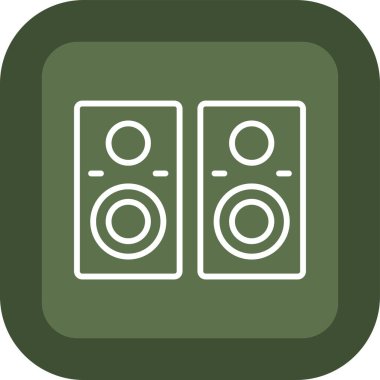 hoparlör vektör illüstrasyonu