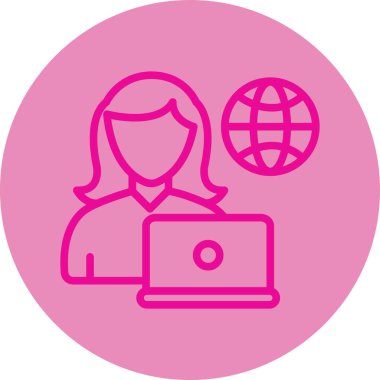 İş ve finans simgesinin vektör illüstrasyonu