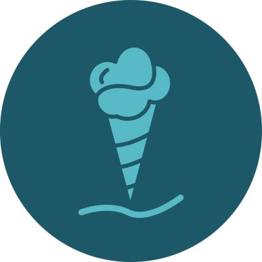 dondurma vektör simgesi işaret vektörü illüstrasyonu