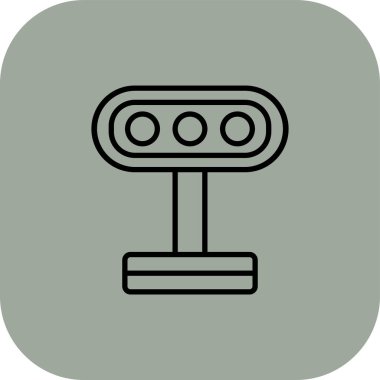 Modern b 'nin vektör illüstrasyonu eksik simgesi