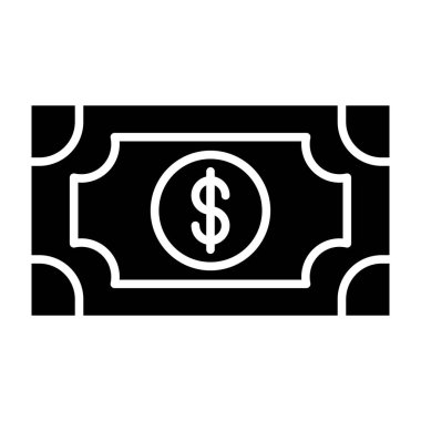 Para Doları ikon vektörü. para sembolü