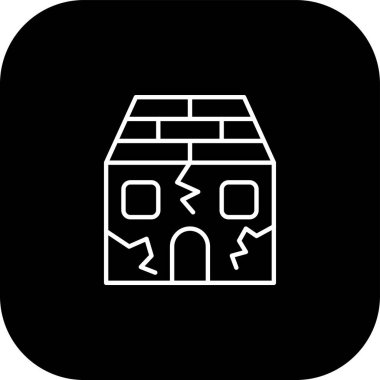 Ev simgesinin vektör illüstrasyonu