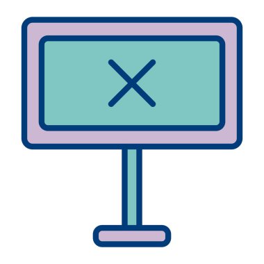 Ağ simgesi. Basit resimleme